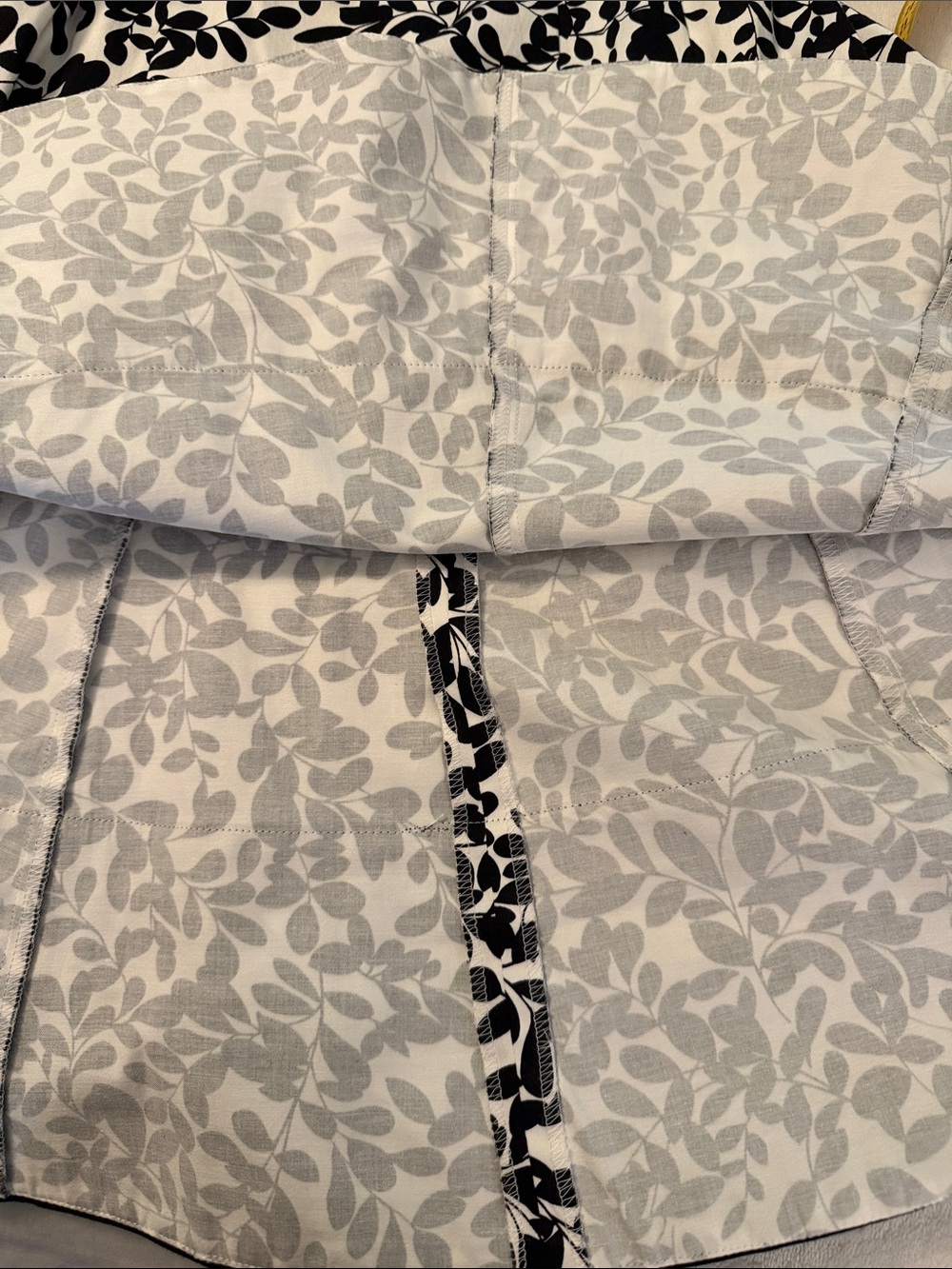 Jones Wear Dress - Black & White Leaf Print Sundress - Picture 10 of 10
